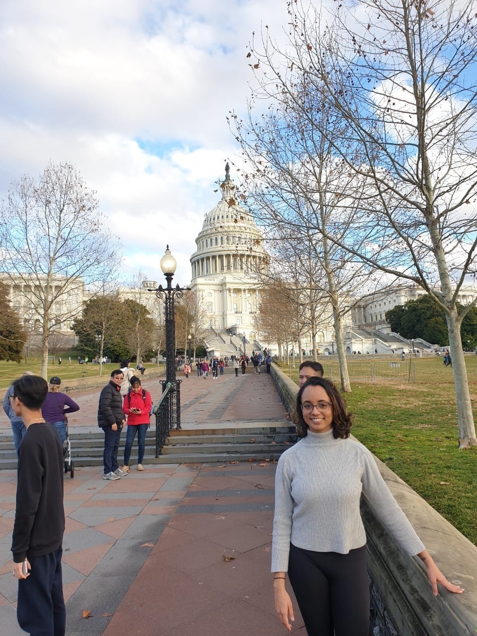 Stacy Woodbridge at the U.S. Capital.