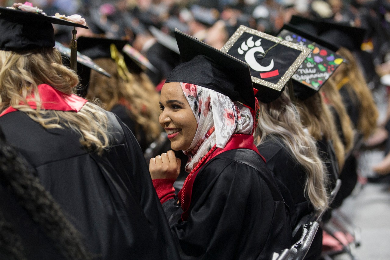 2019 Undergraduate Commencement: Ceremony:  College of Allied Health SciencesCollege-Conservatory of MusicCollege of Engineering and Applied ScienceCollege of MedicineCollege of Nursing