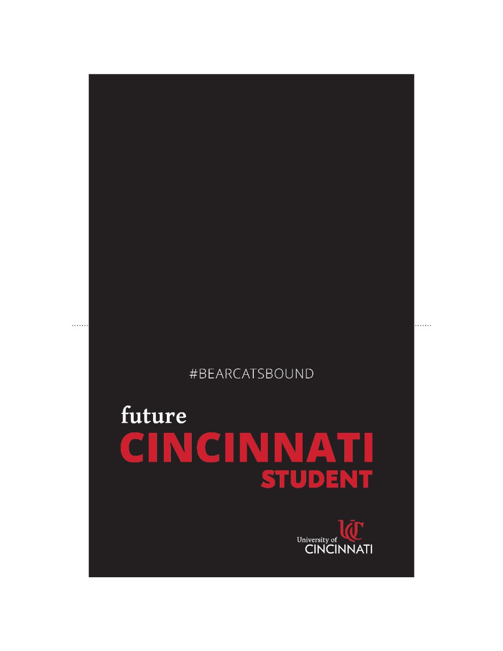 Black Greeting Card Pintable Cutout