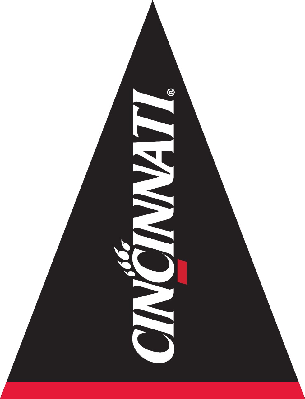 1 Black Pennant Pintable Cutout